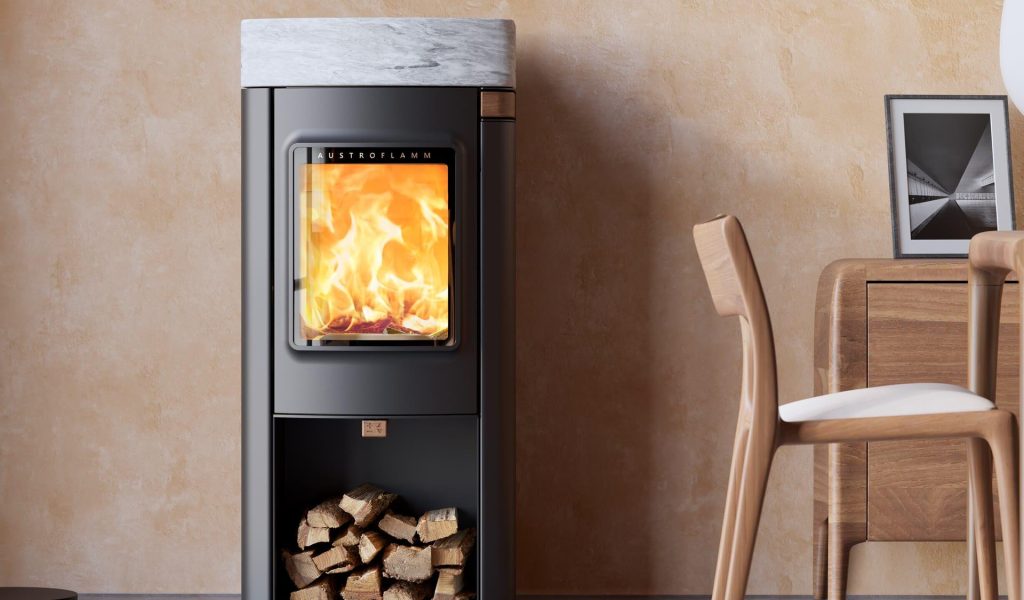 Poêle à bois Austroflamm Elisabeth, à découvrir au showroom Flam & Cie de Chessy